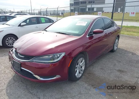 2015 Chrysler 200 Limited z USA, uszkodzony, nr VIN 1C3CCCAB3FN750479
